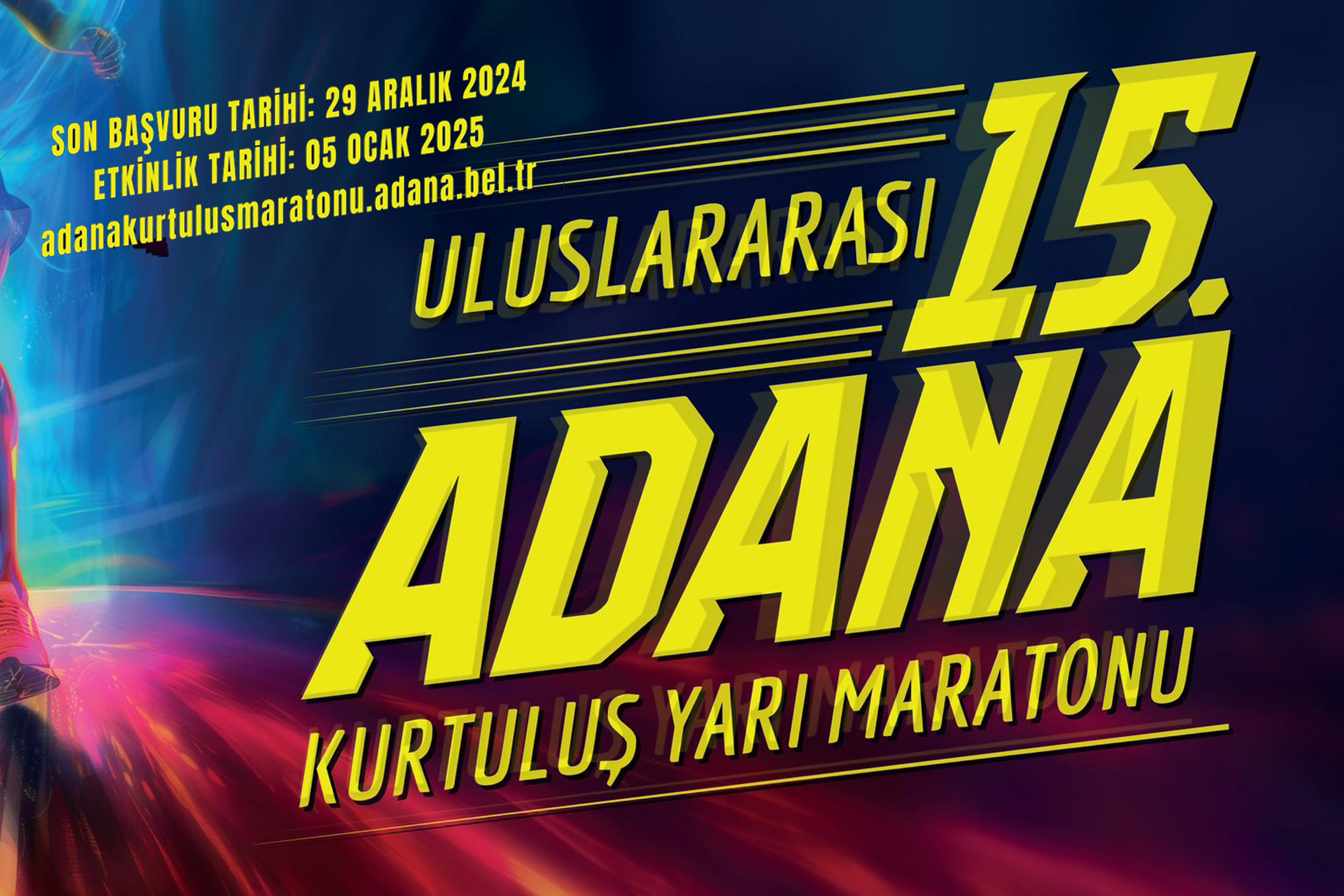 15. Adana Uluslararası Kurtuluş Yarı Maratonu, 10K ve Halk Koşusu